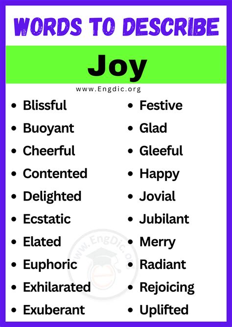 other words for joy.